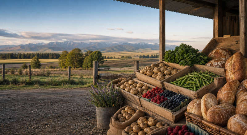 Local produce and country stalls in Canterbury